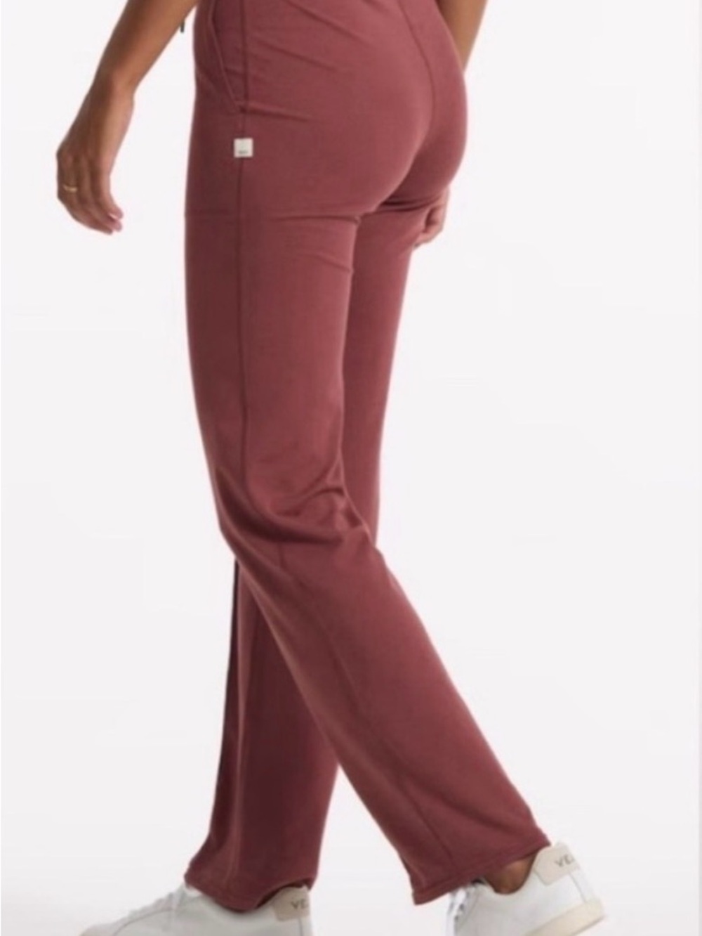 Vuori Wide-Leg Drawstring Pants - Mauve Rose - Picture 2 of 6